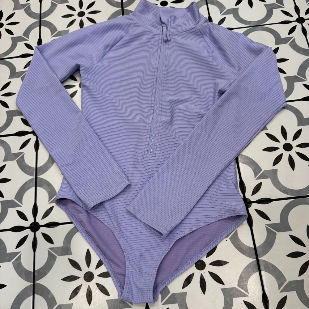 Gap Kids Lavender Rash Guard Swim Suit, Size XXL